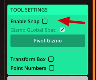 Enable Snap in Tool Settings.