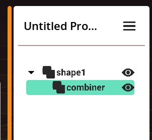 The Outliner shows the hierarchy — a shape with a child under it.