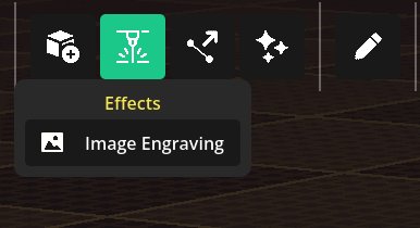Effects → Image Engraving.